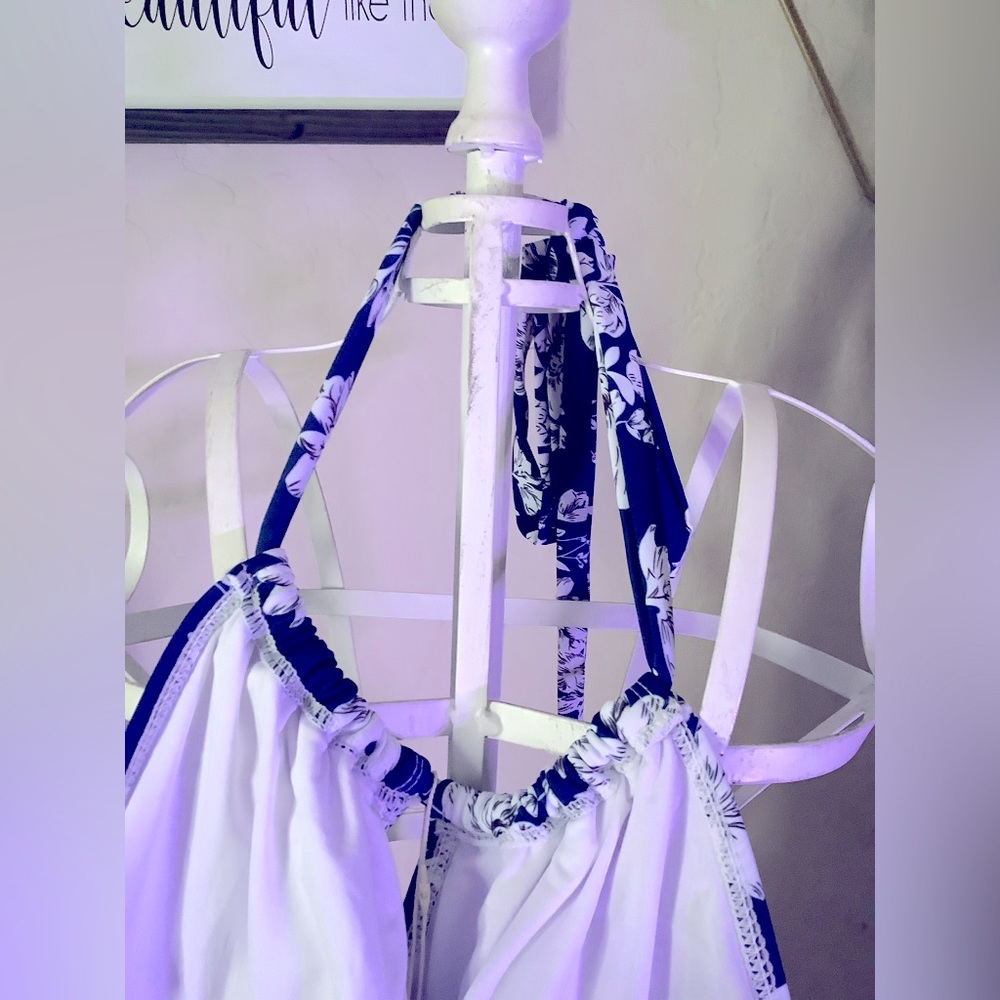 12Crazy floral one-piece‎ swimsuit NWT Sz Large - Picture 6 of 6